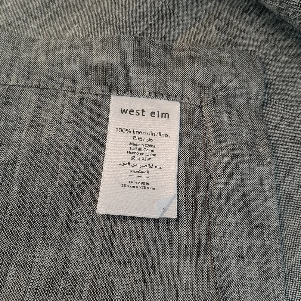 West Elm Belgian Flax 100% Linen 14